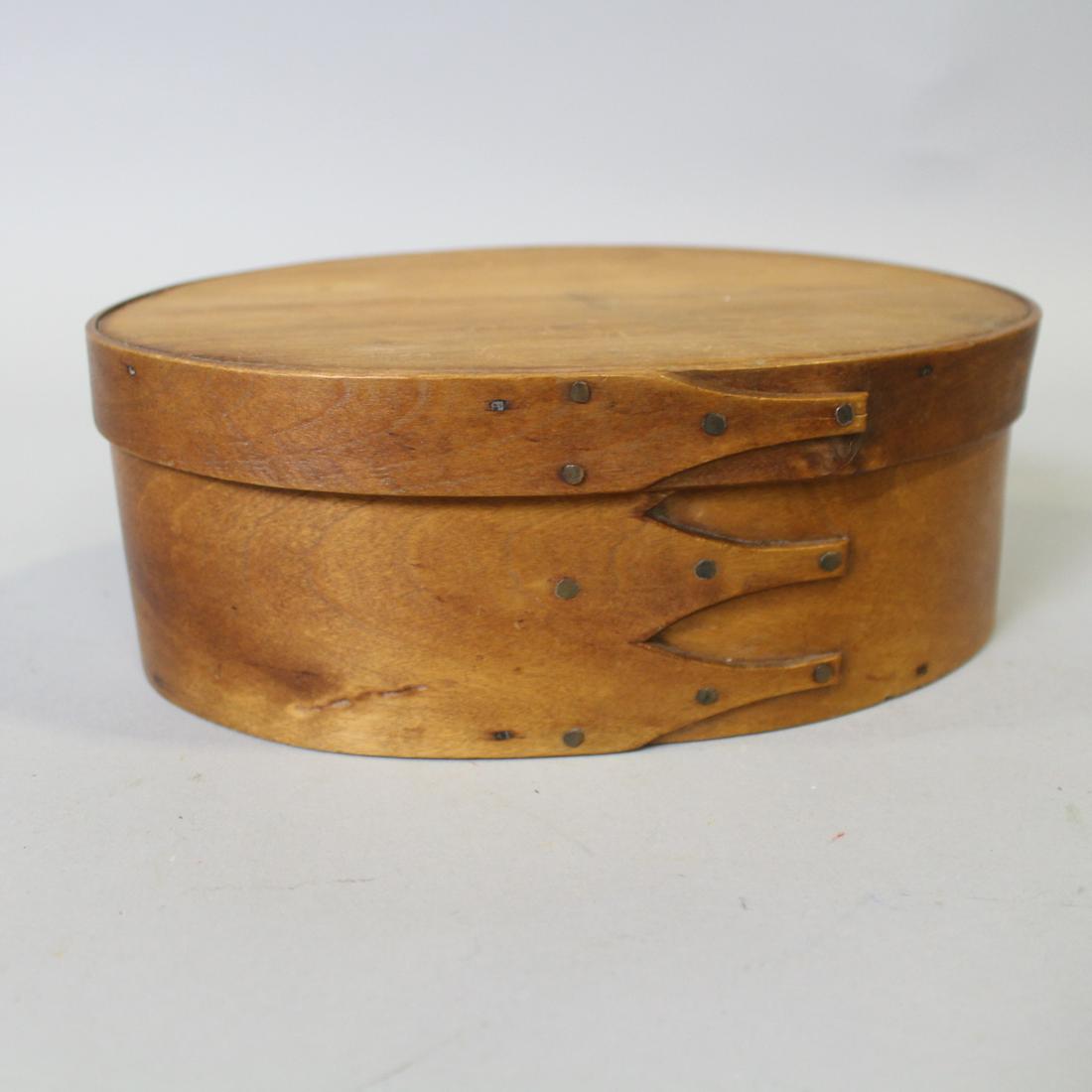 Oval Signed Shaker Pantry Box - Sabbathday Lake (1 of 4)