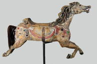 Very Large C W Parker Jeweled Carousel Horse