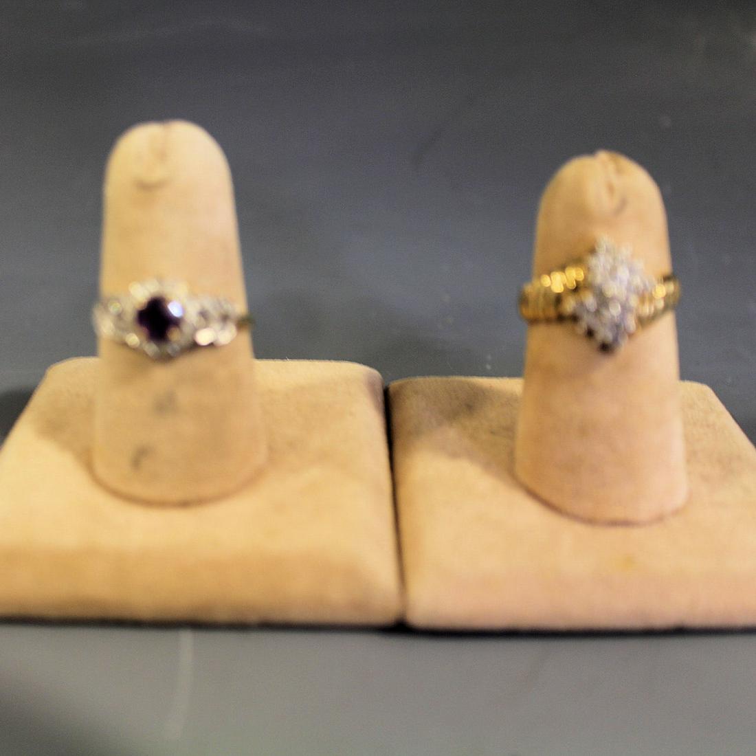 14K Rings with Diamond Settings (1 of 3)