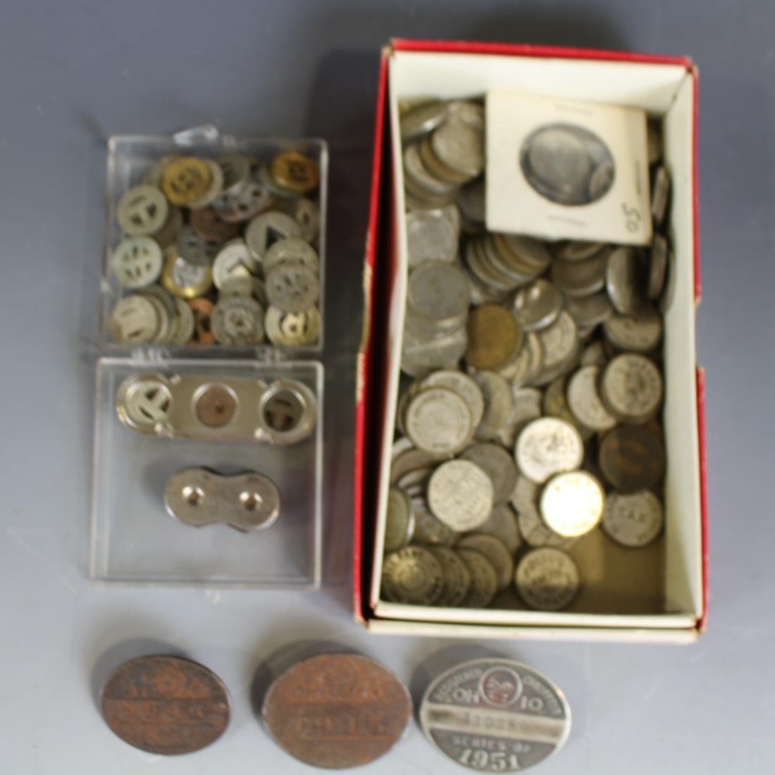 Trade Token, US Bus Tokens, Chauffeur Badges (1 of 2)