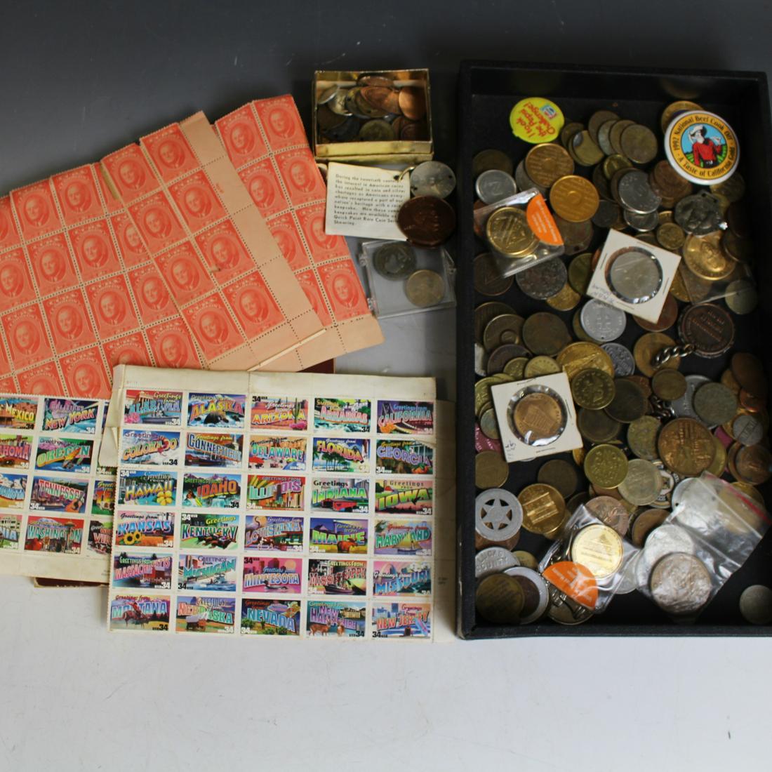 Trade & Misc Tokens Toledo & Postage Stamps (1 of 4)