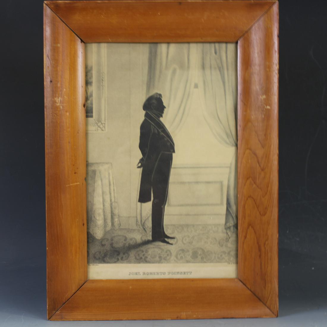 Lithographed Silhouette of Joel Roberts Poinsett (1 of 3)