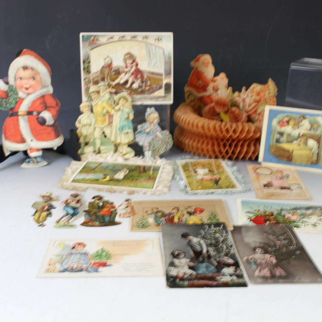 19th C Ephemera Lot Includes Mostly Christmas (1 of 3)