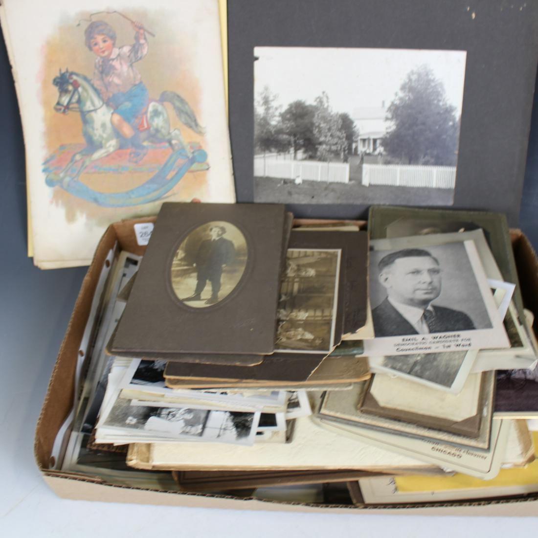 1890-1900s Large Group of Ohio Photos: 1890-1930s Large Group of Ohio Photos - Many with identified sitters, Ohio towns of Lancaster, Harbor Hills, Basil, Liberty, and Baltimore, others. Also family names such as Wagner, Sweet, Festinger, 