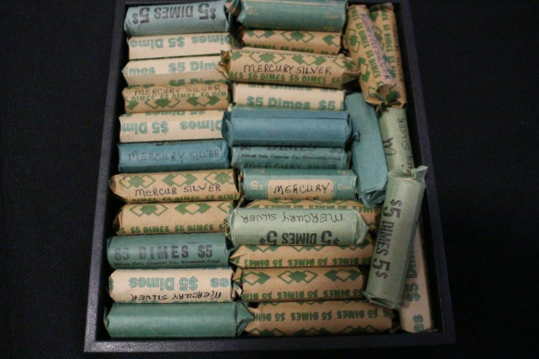 Mercury Dimes FV $155 (1 of 1)