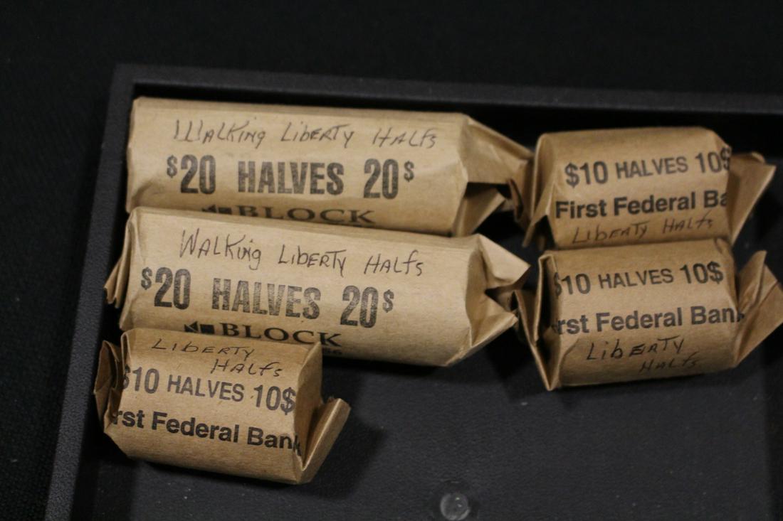 Rolls of Walking Liberty Half Dollars - FV $70 (1 of 1)