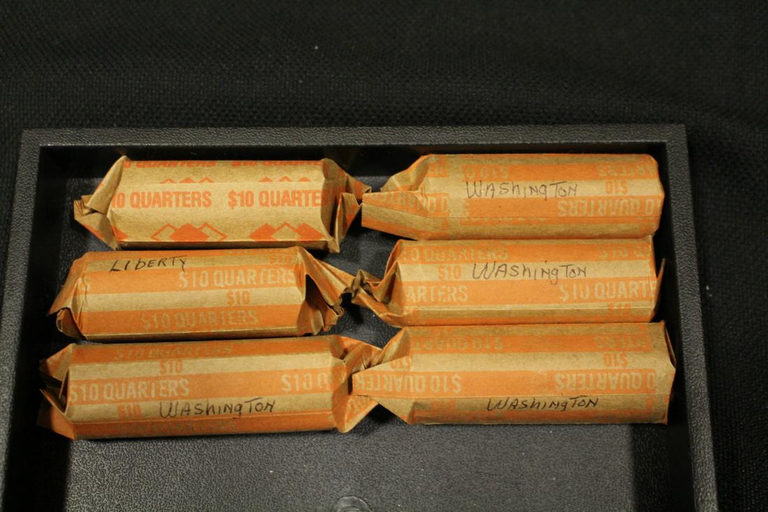 Silver Quarters - Standing, Washington & Barber (1 of 1)