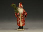 Antique Santa Claus Candy Container Red Robe