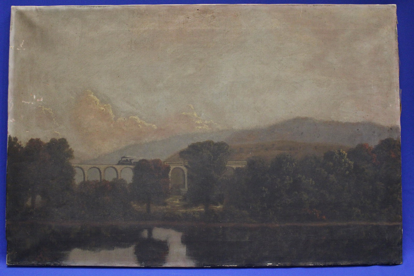 19th C Painting of Starruca Viaduct PA (1 of 3)