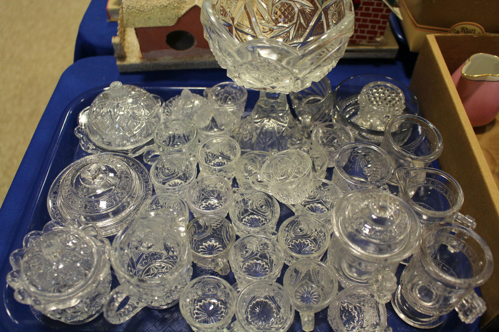 Doll-Related Child's Pattern Glass Group (1 of 1)