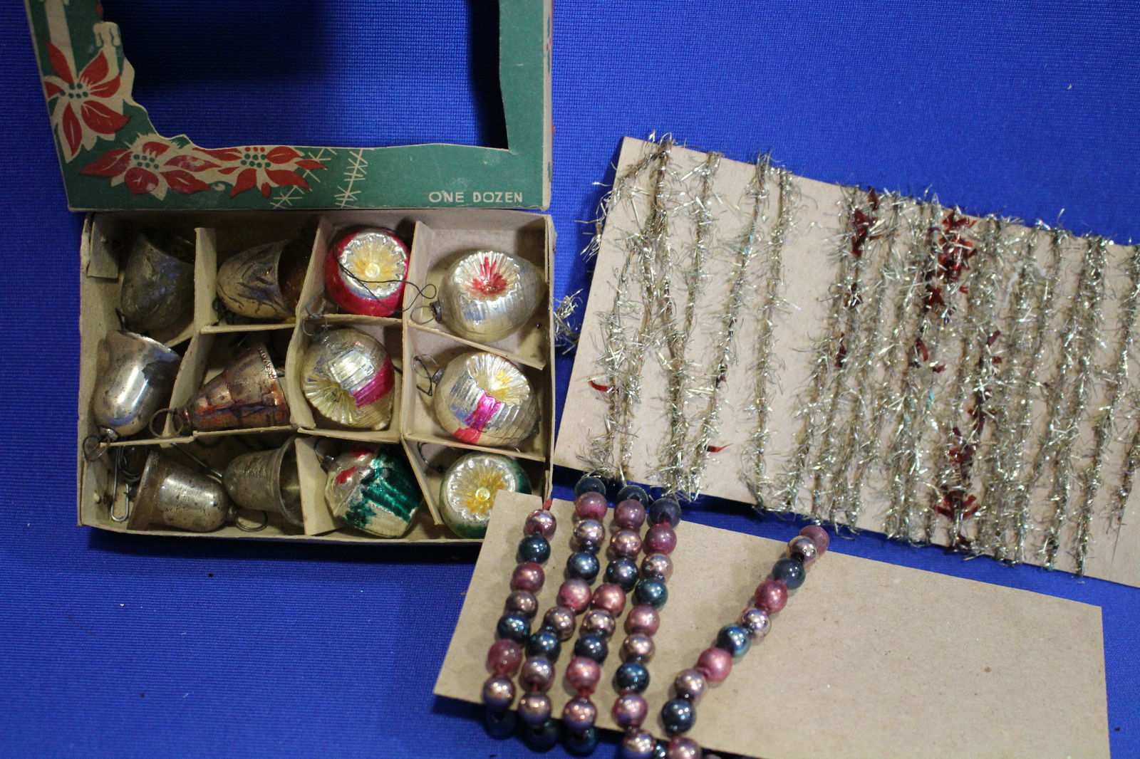 Miniature Feather Tree Christmas Ornaments & Garland - Small Sizes (1 of 1)