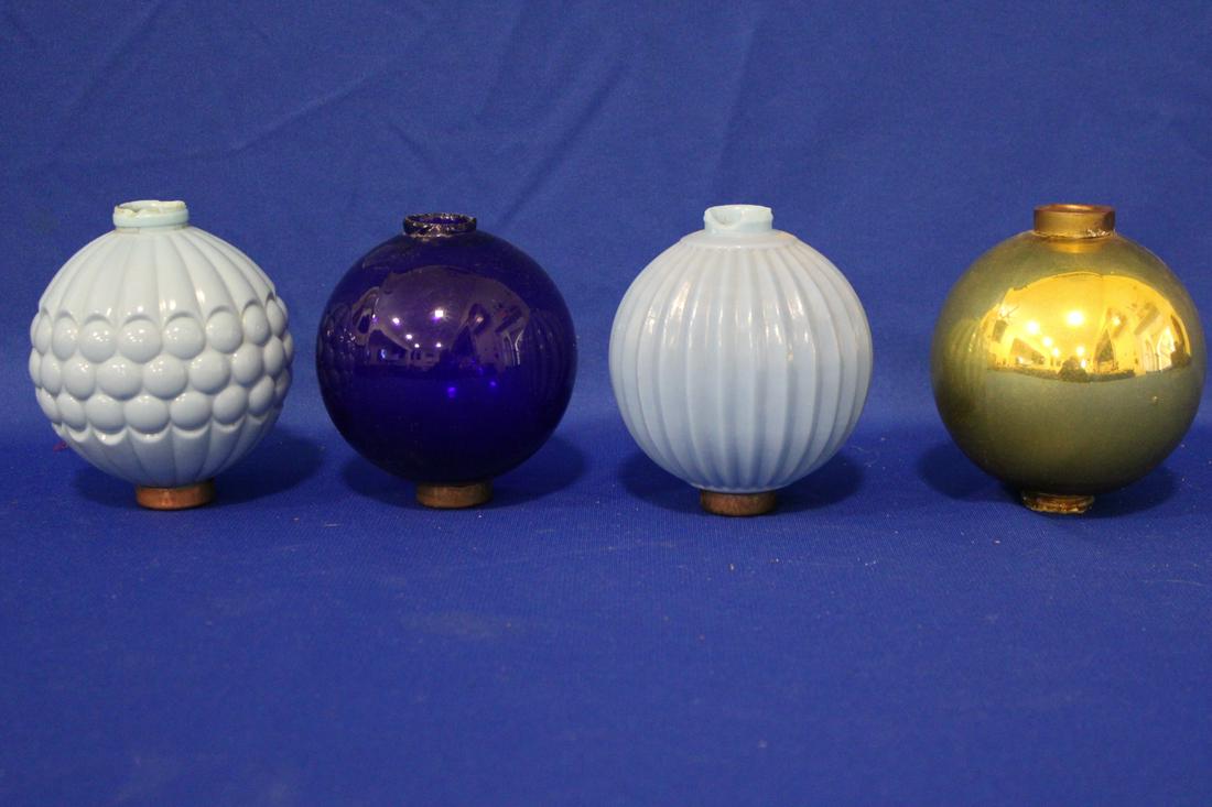 Lot Of 4 Lightning Rod Balls Auction