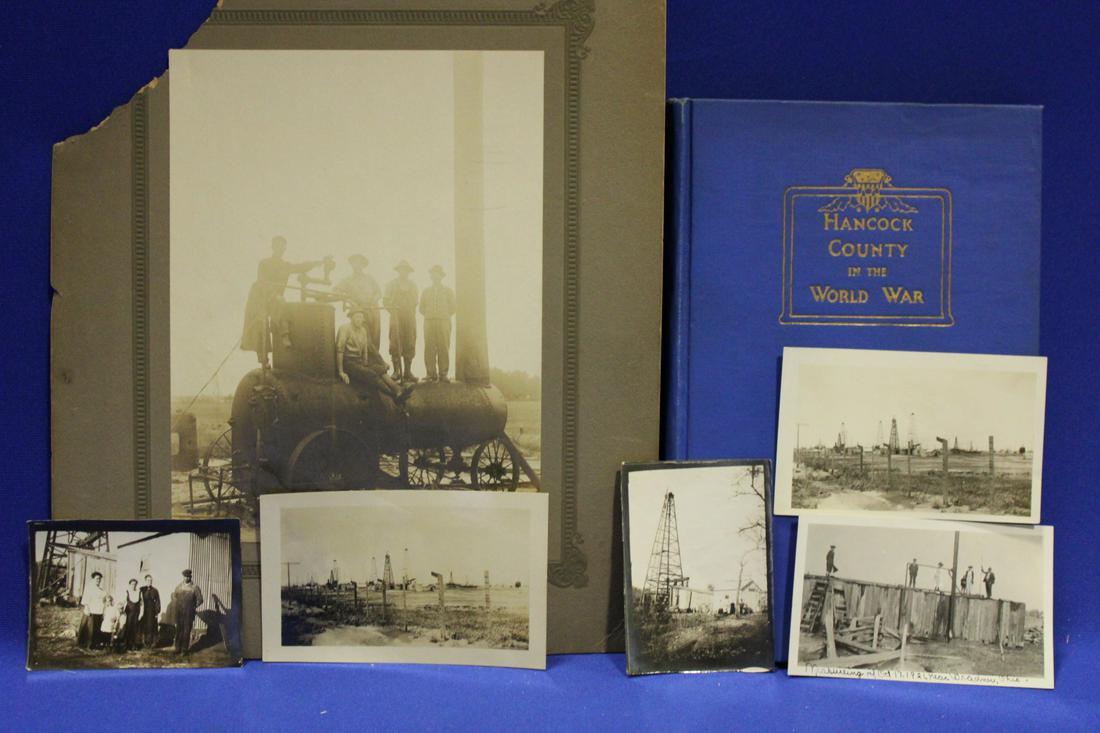 Bradner Ohio Real Photos Of Oil Wells Drilling & Pumping Auction