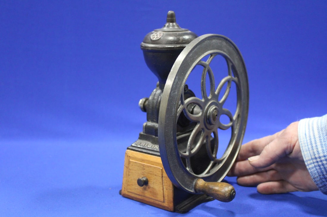 Small Size Cast Iron Coffee Mill, Spain (1 of 3)