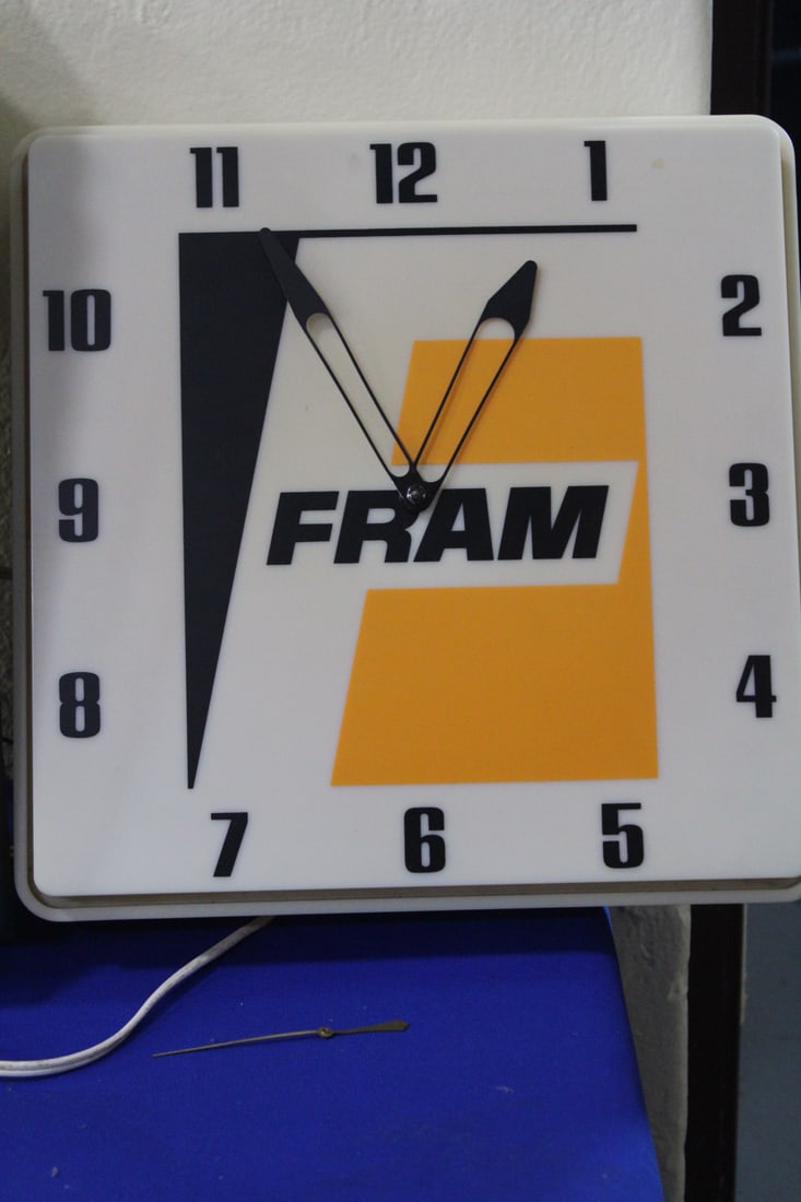 Fram Oil Filters Electric Advertising Wall Clock (1 of 1)