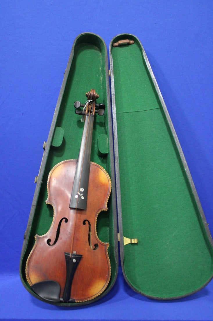 Antonius Stradivarius Copy w/ MOP Inlay Violin (1 of 5)