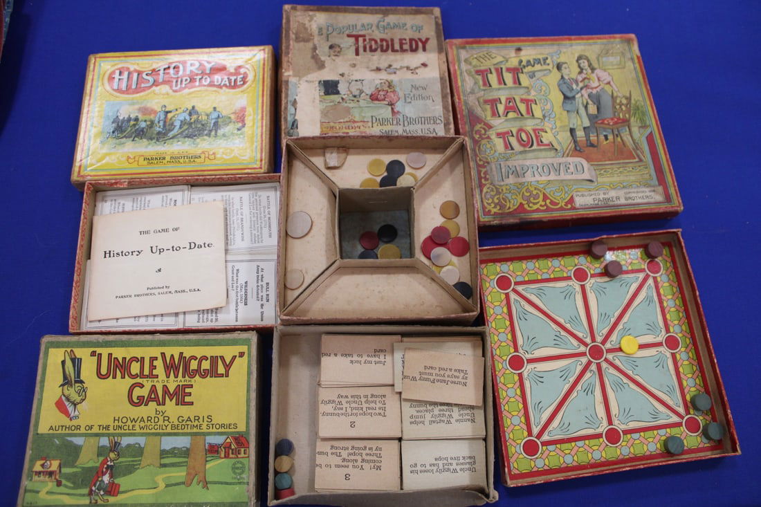 Group of 19th Games - Uncle Wiggly Game, Others (1 of 1)