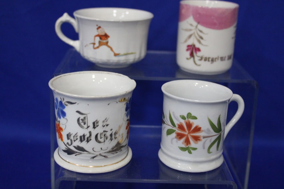 19th C Porcelain Child's Mugs (1 of 1)