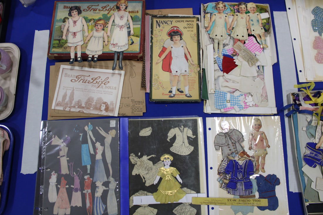 19th-20th C Dennison Paper Dolls w/ Crepe Paper (1 of 5)