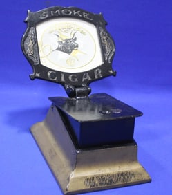19th C Cast Iron Store Countertop Cigar Cutter