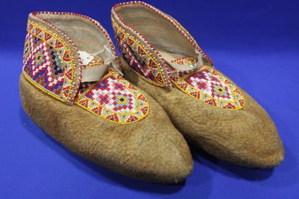 1930s Canadian Cree Moccasins