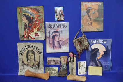Misc Group of American Indian Related Items