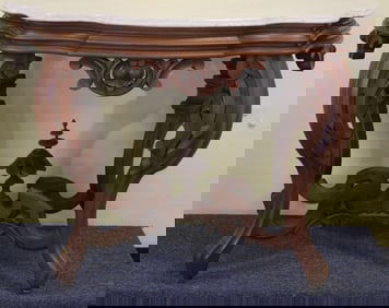 Large Victorian Marbletop Table