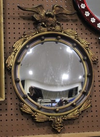 Eagle Crested Convex Mirror