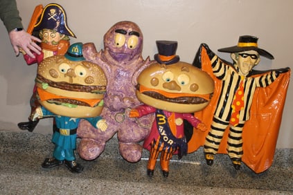 Rare 1970-80s McDonald's Gang Fiberglass Statue