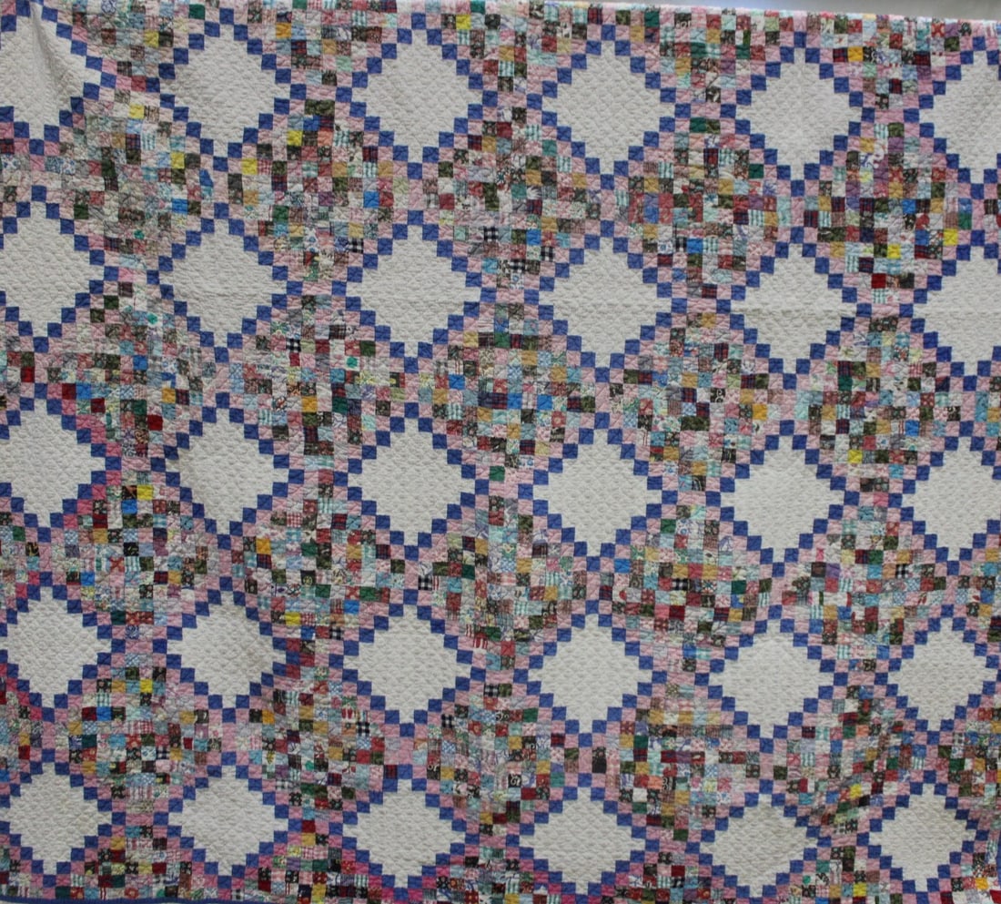 1900-1930s Postage Stamp Quilt (1 of 3)