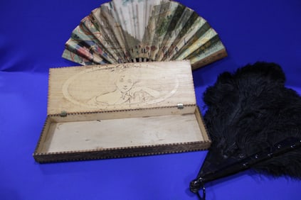 Rare Café Martin NYC Souvenir Fan & Others