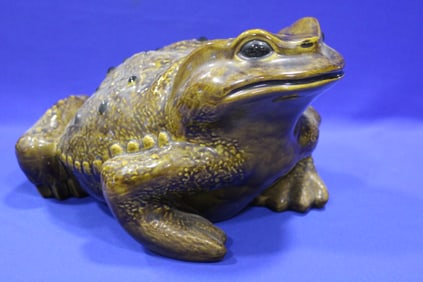Signed Arnells Ceramic Garden Toad