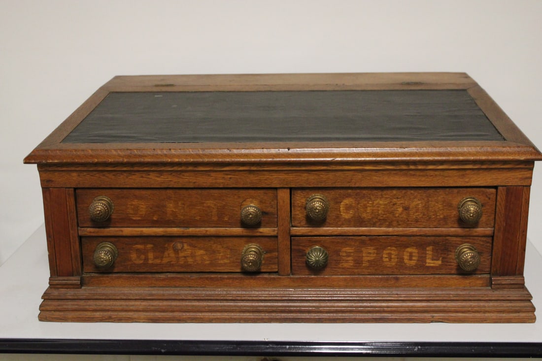 Early 1900s Clark's Spool Cabinet (1 of 4)