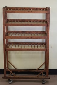 Oak 4-Tier Baker's Rack