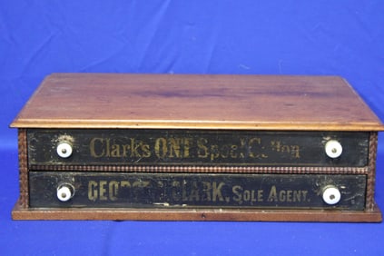 Two-Drawer Clark's Spool Cabinet