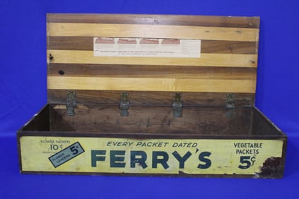 Ferry's Country Store Countertop Seed Display Box