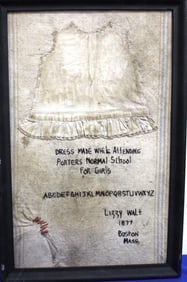 1877 Needlework Porters Normal School for Girls REPRODUCTION