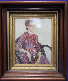 Late 19th - Early 20th C Watercolor Portrait