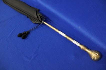 Dated 1913 Gold-Filled Hull Umbrella Toledo, OH