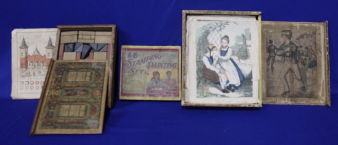 Antique Richter's Blocks & Early Picture Blocks
