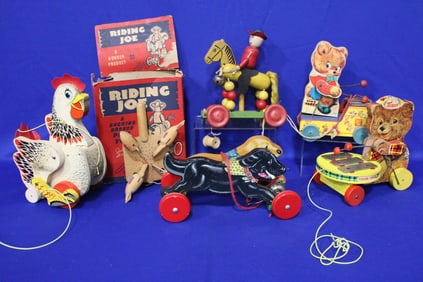 Paper on Wooden Pull Toys Fisher Price & Others