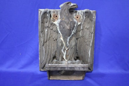 Mid-19th C Bronze Architectural Eagle Rain / Down Spout