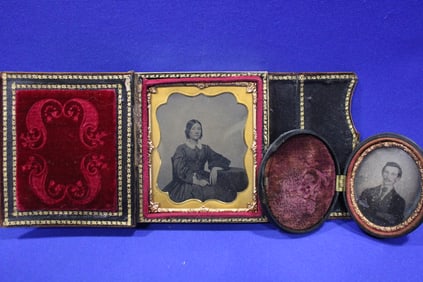Velvet Folding Cased Image of Woman, Other