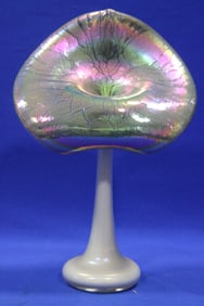 Stuart Ableman Jack-in-the-Pulpit Art Glass Vase