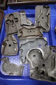 Large Antique Tin Cookie Cutters w/ Rooster
