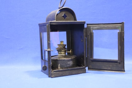 Unusual Tin Fluid Lantern