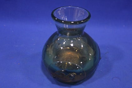 1974 Labino Vase w/ Attached Embellishments