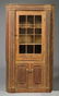 220: New England Early 19th C. Pine Corner Cupboard