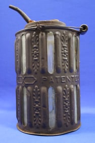 Rare Daisy 1881 Glass Kerosene Auto Lamp Filler