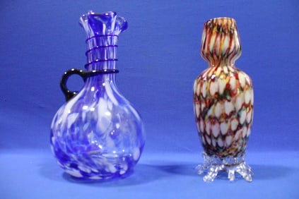 End-of-Day Vases One with Applied Handles